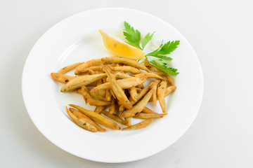 fish prepared for beer