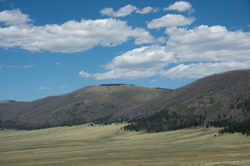 Plain and Mountain and Clouds