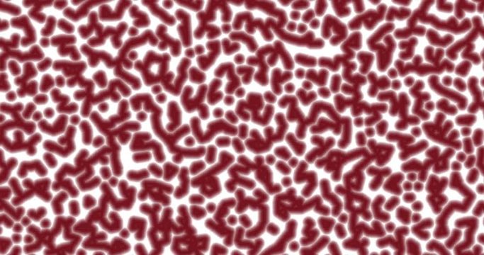Animation on the theme blood, diseases, interstitial fluid, bacterial background