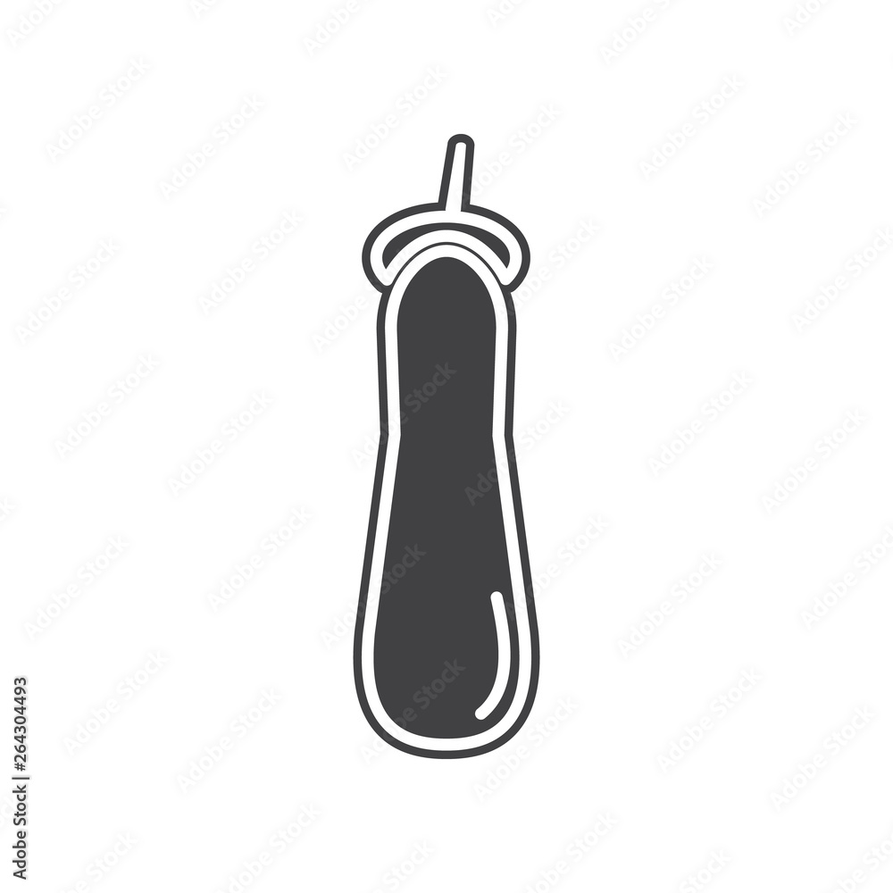 Aufkleber vector pickles icon. element of fruits and vegatables for mobile concept and web apps icon. glyph, f