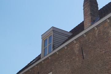 Fototapeta na wymiar detail of an old roof