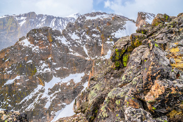 Beautiful Spring Hike to Flattop Mountain in Rocky Mountain National Park, Colorado
