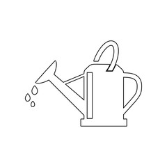 garden watering can icon. Element of Garden for mobile concept and web apps icon. Outline, thin line icon for website design and development, app development