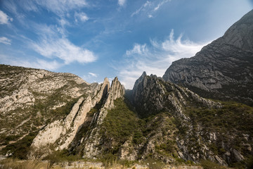 Fototapeta na wymiar La Huasteca mountains in Monterrey