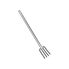 fork for garden icon. Element of Garden for mobile concept and web apps icon. Outline, thin line icon for website design and development, app development