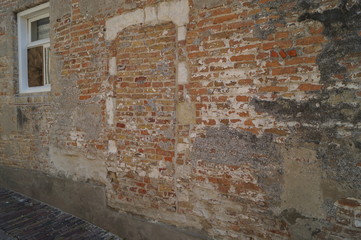 Fototapeta na wymiar brick wall and background