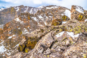 Beautiful Spring Hike to Flattop Mountain in Rocky Mountain National Park, Colorado