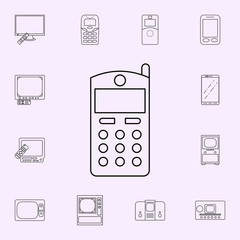 generation of small phones icon. Generation icons universal set for web and mobile