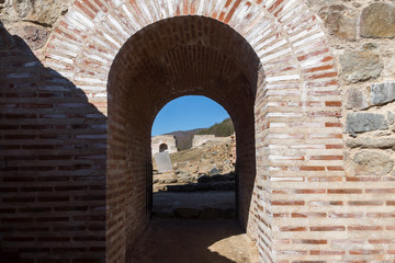 Ruins of Ancient Roman fortress The Trajan's Gate, Sofia Region, Bulgaria