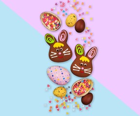 Tasty Chocolate Easter eggs