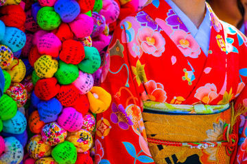 京都・和装姿の女性