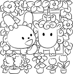 Princess and unicorn