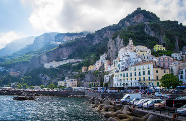 City homes from the Amalfi coast