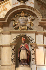 Saint-Irénée. Horloge astronomique de Saint-Jean. Cathédrale Saint-Jean-Baptiste-et-Saint-Etienne. Lyon. / Lyon Cathedral.