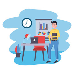 people office workplace