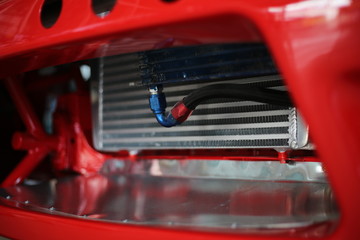 Obraz na płótnie Canvas Race car's intercooler 