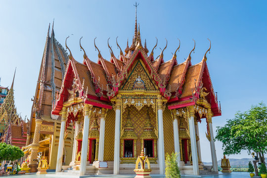 Temple Wat Tham Sua in  Karnchanaburi Thailand 