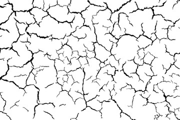 broken ground for abstract background