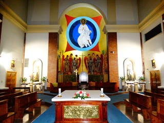 chiesa santa maria immacolata e san vincenzo de' paoli,roma,italia.