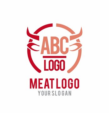 meat logo , food logo