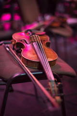 Fototapeta premium violin at a concert