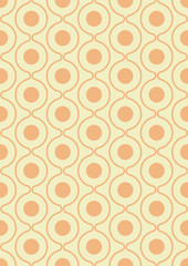 Background of Retro different vector seamless patterns tiling