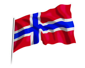 flaga Norwegii © Arkadiusz