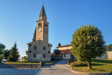 Church of San Pietro in San Pietro di Feletto. Province of Treviso. Italy