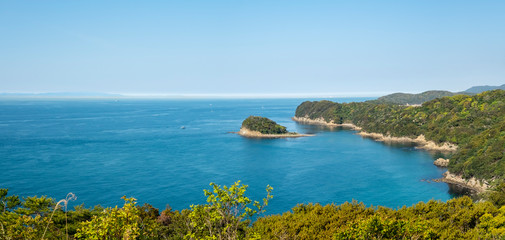 友ヶ島から望む紀淡海峡