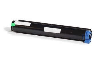 Toner Cartridge black isolated on white background.
