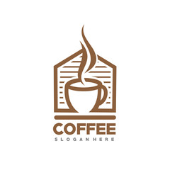 Coffee, Coffe Shop, Cafe Logo Design Inspiration Vector
