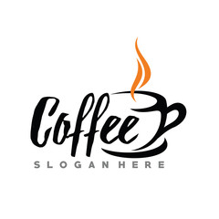 Coffee, Coffe Shop, Cafe Logo Design Inspiration Vector