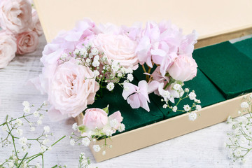 How to transform vintage paper box into a beautiful gift. Step.by step, tutorial.