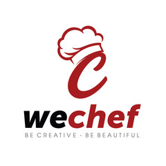 Chef's hat Logo Design Inspiration Vector