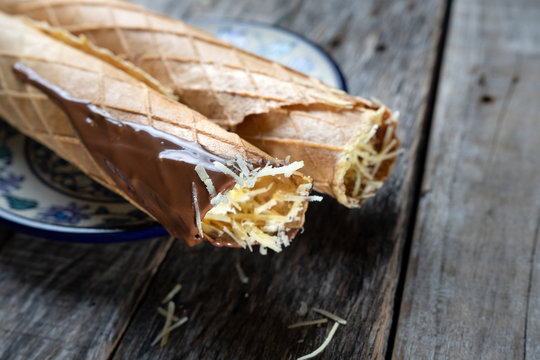 Yucatan food: "marquesitas" dessert