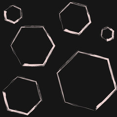 vector background with abstract polygons