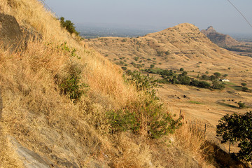 Naklejka premium Hilly Landscape at Lenhadri