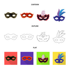 Obraz premium Vector illustration of luxury and celebration icon. Set of luxury and hide vector icon for stock.