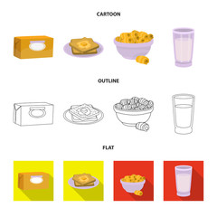 Vector design of creamy and product symbol. Collection of creamy and farm vector icon for stock.