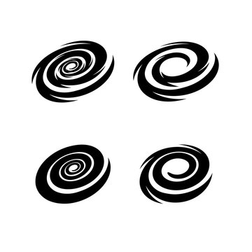 Black Hole, Galaxy Logo Inspiration Vector 