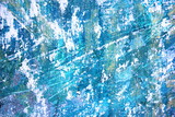 Abstract Blue with Black artistic painted background