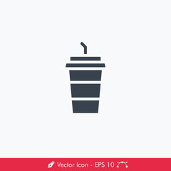 Drink (Beverage) Icon / Vector