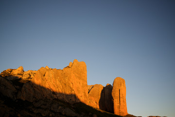 Riglos Mountains in Spain