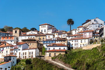 Fototapeta na wymiar Scenic view of the fishing village of Lastres