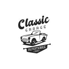 Classic car logo