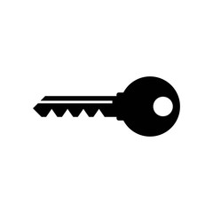 Key icon, vector on white background.