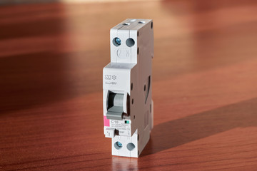 Compact narrow two-pole differential current circuit breaker for household use for home and...