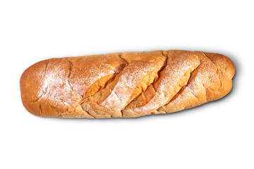 italian rye flour bread with clipping path images