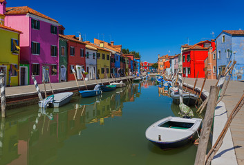 Fototapeta na wymiar Burano village - Venice Italy