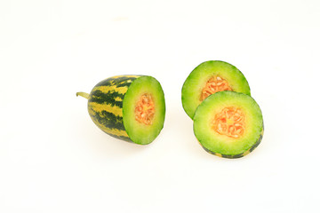 Melon isolated on white background